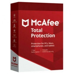 McAfee Total Protection 2024 - PC / MAC / ANDROID / IOS - 1 YEAR
