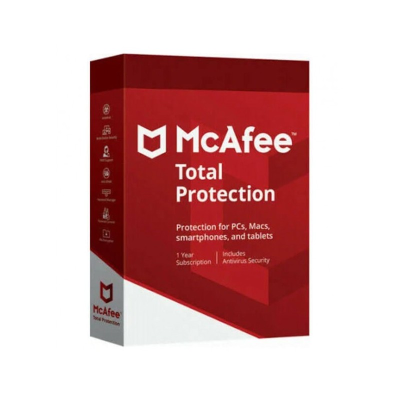 McAfee Total Protection 2024 - PC / MAC / ANDROID / IOS - 1 AN